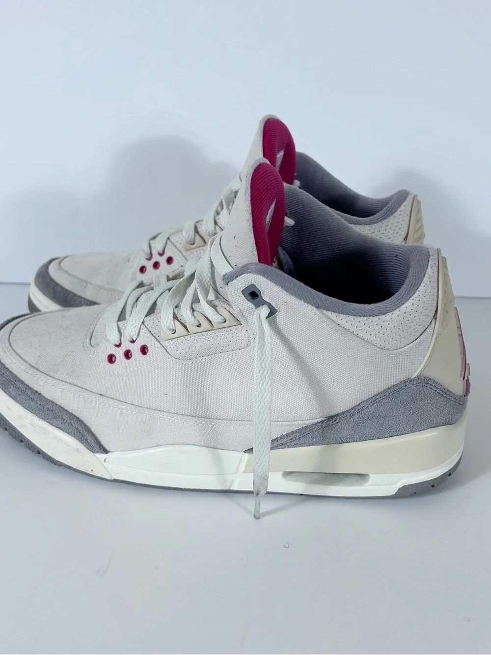 Nike Air Jordan 3 Retro SP Muslin Canvas Men's Size 9.5 DH7139-100 Sneakers